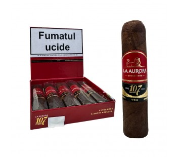 Trabucuri La Aurora 107 Maduro Sumo Short Robusto (5)