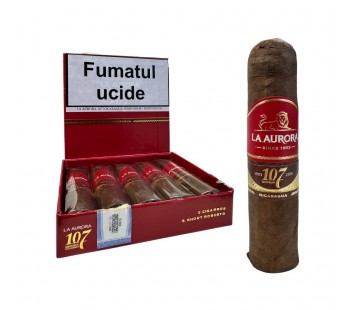 Trabucuri La Aurora 107 Nicaragua Sumo Short Robusto (5)