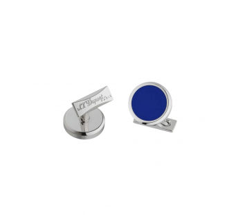 Butoni Round Blue Lacquer S.T. Dupont