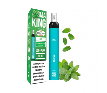Narghilea Electronica Aroma King by Senator - Mint (500 pufuri)