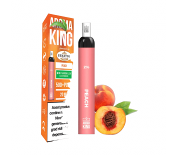 Narghilea Electronica Aroma King by Senator - Peach (500 pufuri)