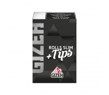 Foite Gizeh Black Extra Fine Rolls+Tips (5m)