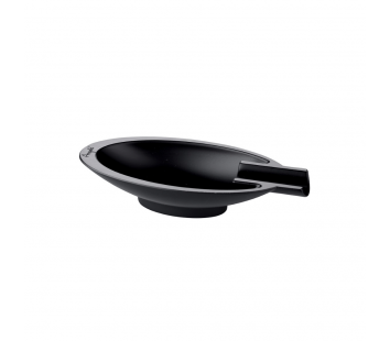 Scrumiera Angelo Ovala 1CT (negru mat)