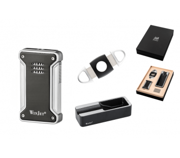Set Winjet Bricheta + Cutter + Scrumiera Black