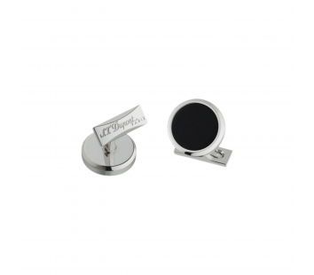 Butoni Round Black Palladium Lacquer S.T. Dupont