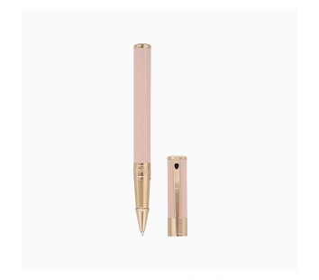 Roller D-Initial Pink Lacquer and Rose Gold  S.T. Dupont
