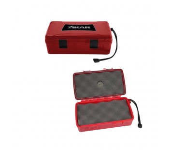 Xikar 10 Cigar Travel Humidor (Red)