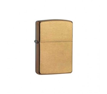 Bricheta Zippo Brass Brush Armor Case