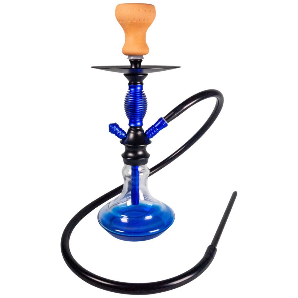 Narghilea Aisha 38 cm 1 furtun Albastru