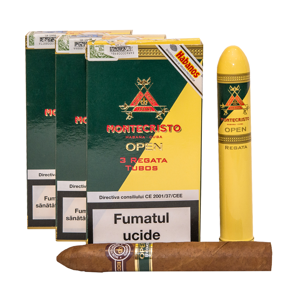 Trabucuri Montecristo Regata Tubos (3) | El-Unico.Ro