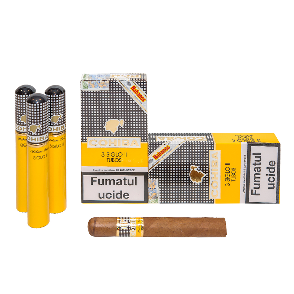 Trabucuri Cohiba Siglo II Tubos (3)