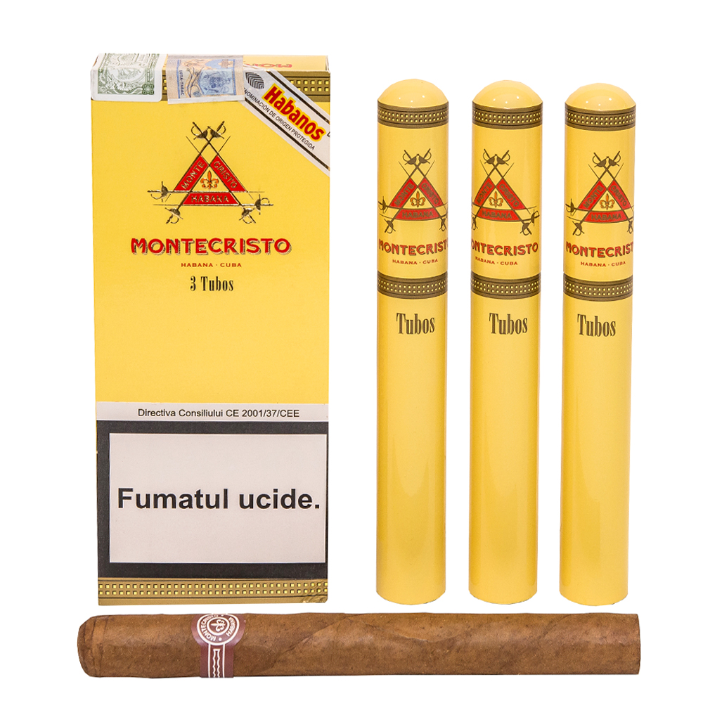 Trabucuri Montecristo Tubos (3) | El-Unico.Ro